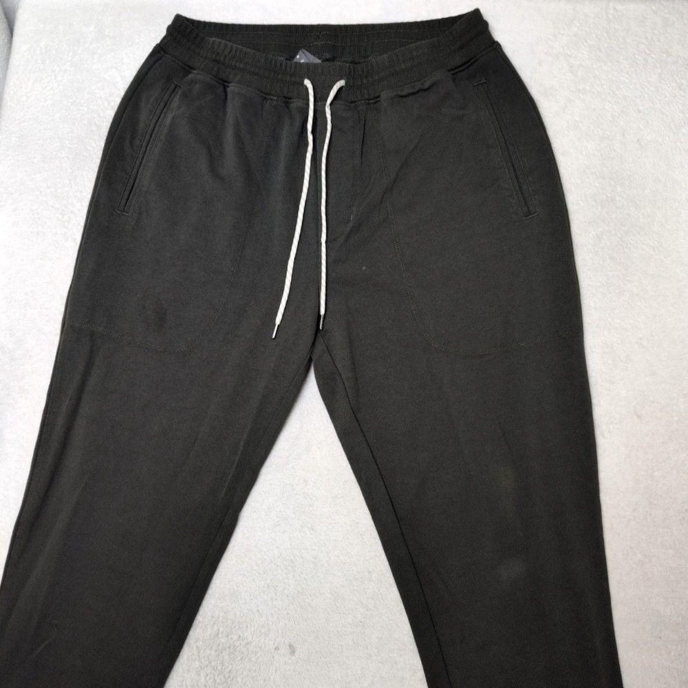 Vuori Jogger Pants Womens M Gray French Terry Boyfriend Pockets Slim Taoer V457 - Picture 2 of 13